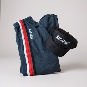 Rare Aviator Nation Bacardi Joggers & Trucker Hat